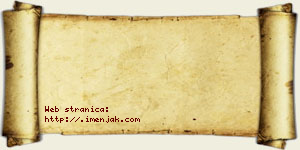 Janko Orbović vizit kartica